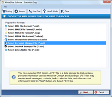 WholeClear PST to EML Converter software