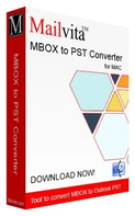 Mailvita MBOX to PST converter for Mac