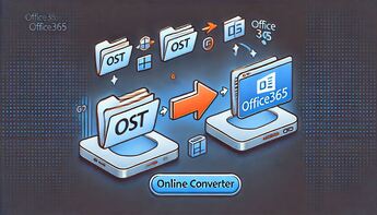 Insert OST to Office365 with Online Converter