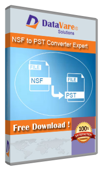 DataVare NSF to PST converter