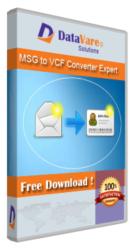 DataVare MSG to VCF Converter