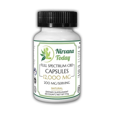 Buy Full Spectrum CBD Capsules for Sale at Nirvana Today