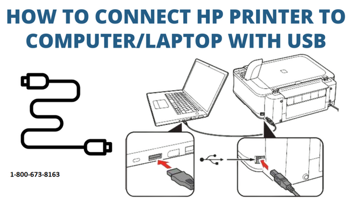 How to Connect HP Printer to Computer/Laptop with USB