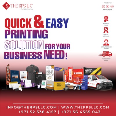 THE RPS LLC Your Best Partner for Printing Solution in Dubai